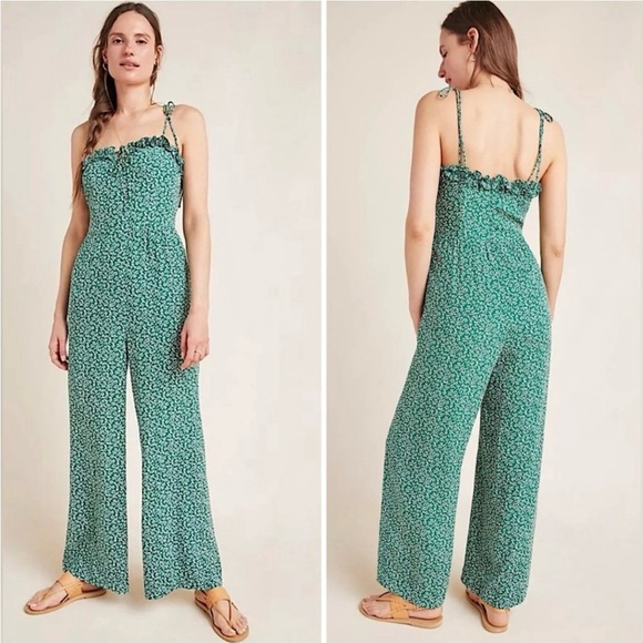 Anthropologie Pants - Anthropologie First Monday Floral Jumpsuit